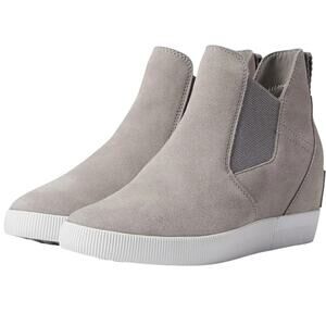 Sorel Womens Out N About Slip-On Wedge ll Ankle Bootie US 10 Grey Waterproof GUC